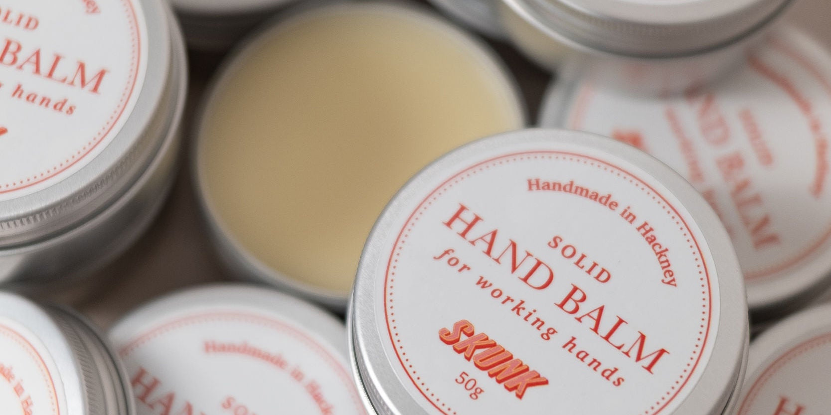 Skunk Goods Trading botanical hand balm, made with shea butter, kokum butter and beeswax