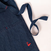 All Purpose Denim Workshop and Kitchen Apron in indigo, handmade in India