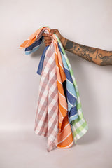 All 4 tea towels in colour