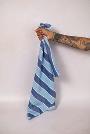 Skunk Goods Trading handwoven cotton tea towels, woven on traditional wooden looms