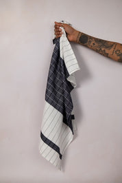 All 4 tea towels in black and white