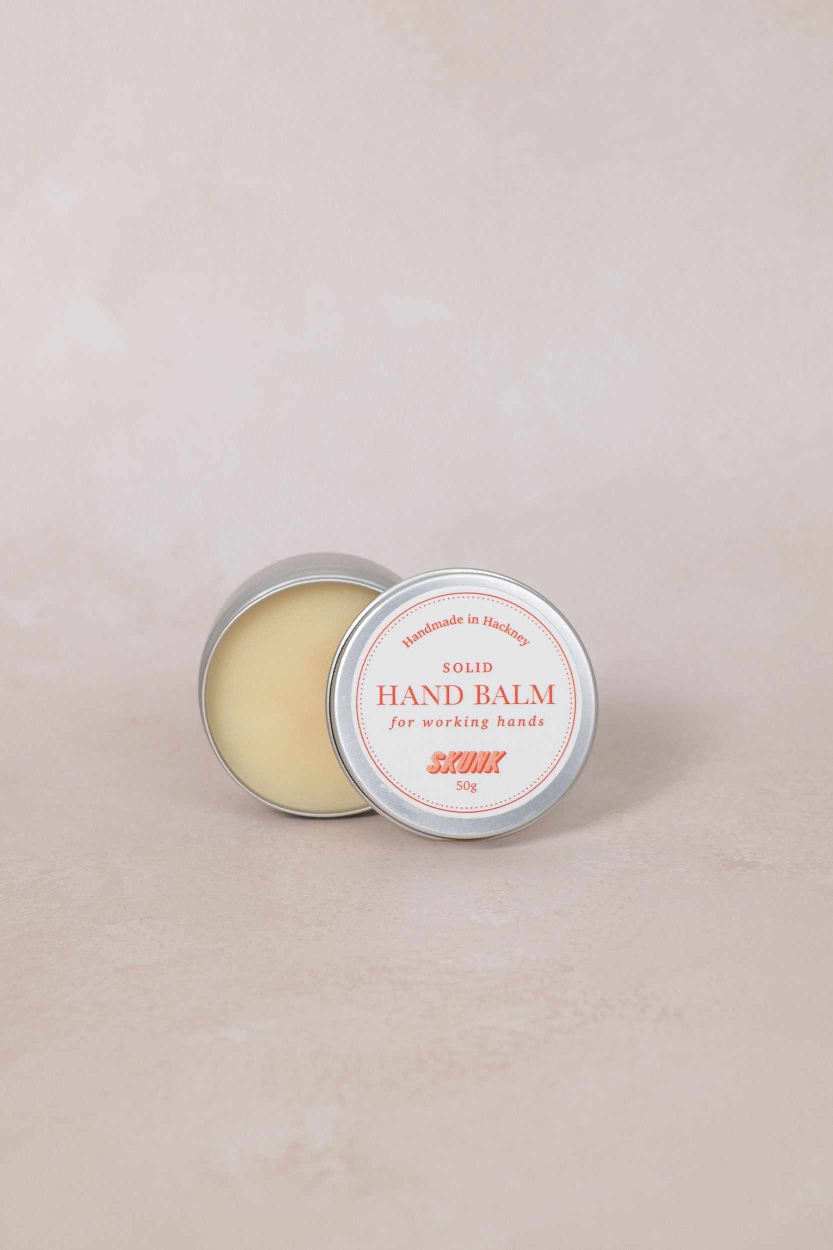 Solid hand balm