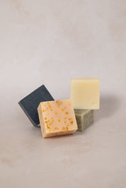 All four soap bars